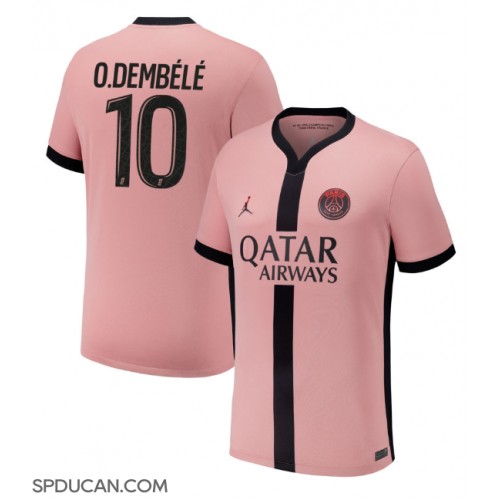 Muški Nogometni Dres Paris Saint-Germain Ousmane Dembele #10 Rezervni 2024-25 Kratak Rukav